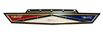 Ford Parts - Ford Car Grille Ornament - Crest W/ Three Lions (Concourse Reproduction) - Galaxie Only