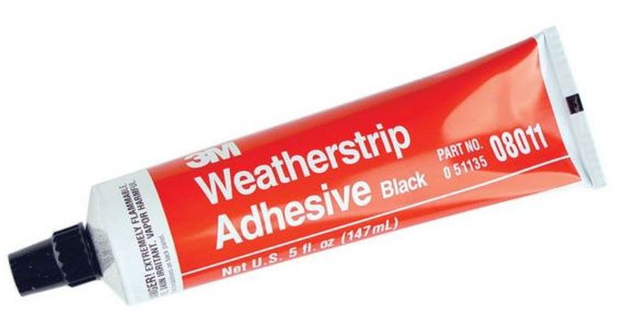 3M Weatherstrip Adhesive Black, 08011