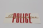 Ford Parts -  Ford Car Valve Cover Decal "Police Interceptor"