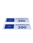 Ford Parts -  Ford Car Powered By 390 Valve Cover Decal