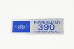 Ford Parts -  Ford Car Powered By 390 Hi-Po Valve Cover