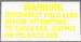 Ford Parts -  Ford Car Voltage Regulator Warning Decal